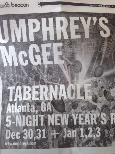 Umphrey's McGee To Return To Atlanta For New Year's