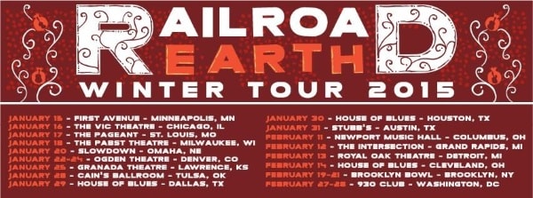 Tour Dates | Railroad Earth Winter Tour 2015