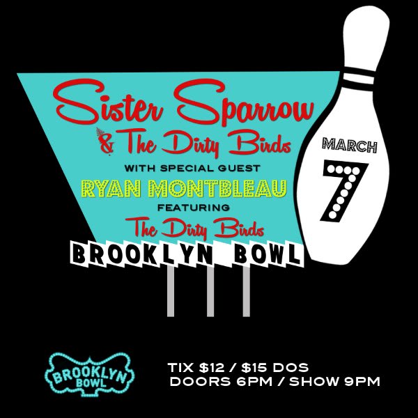 Ryan Montbleau To Team With Dirty Birds At Brooklyn Bowl