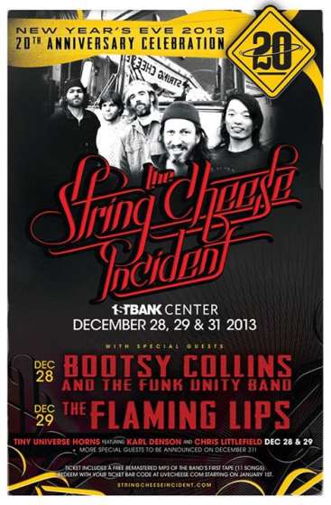 String Cheese Incident Adds New Year's Run Guests