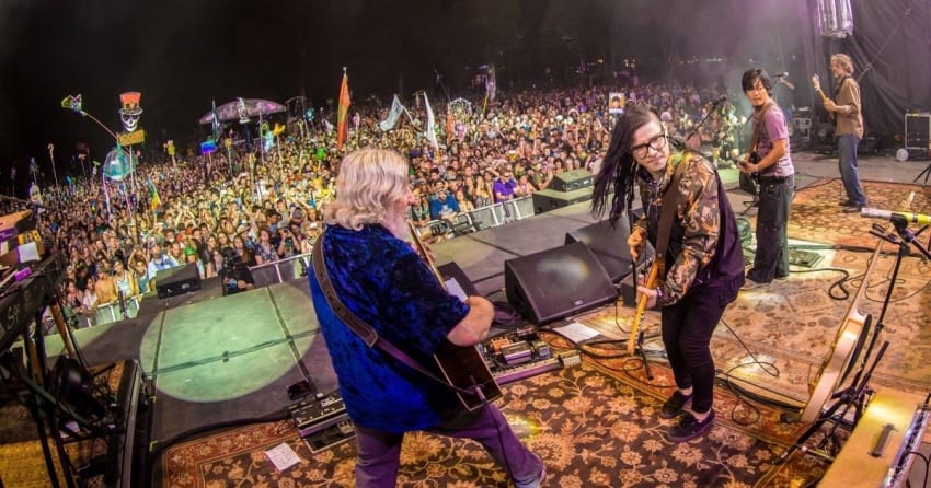 Skrillex Sits-In With The String Cheese Incident At Electric Forest