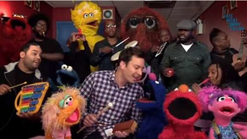 Video | Fallon And The Roots Team With Sesame Street Cast