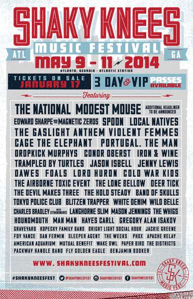 Shaky Knees 2014 | National