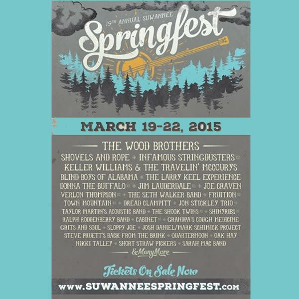 Suwannee Springfest Initial Lineup Announcement