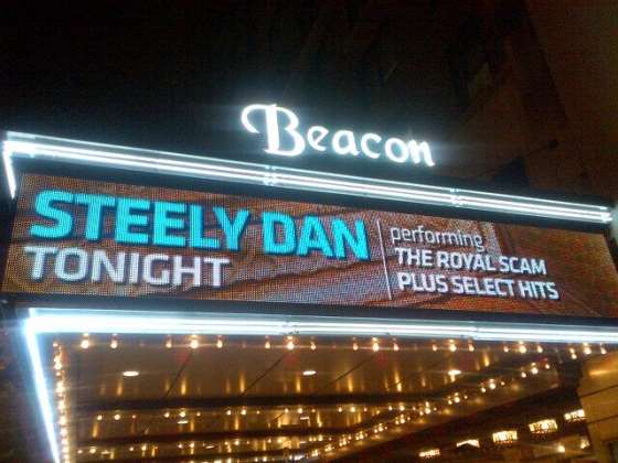 Becker Recovers For Steely Dan Royal Scam Night In NYC
