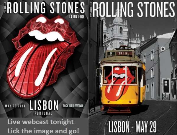 Rolling Stones To Welcome Guests Tonight In Lisbon