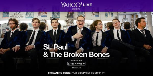 Couch Tour Alert | Free St. Paul & The Broken Bones Webcast