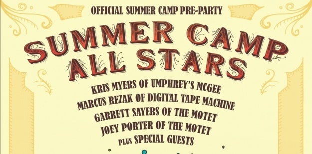 Summer Camp All Stars Announce Official Festival Pre-Show