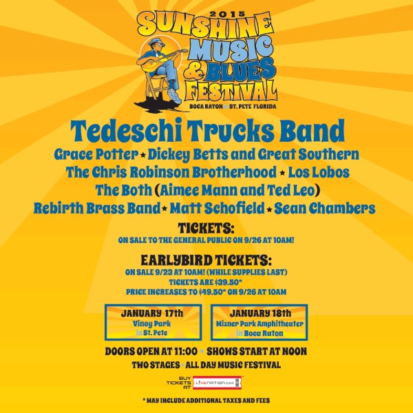 Sunshine Music & Blues | Tedeschi Trucks Band