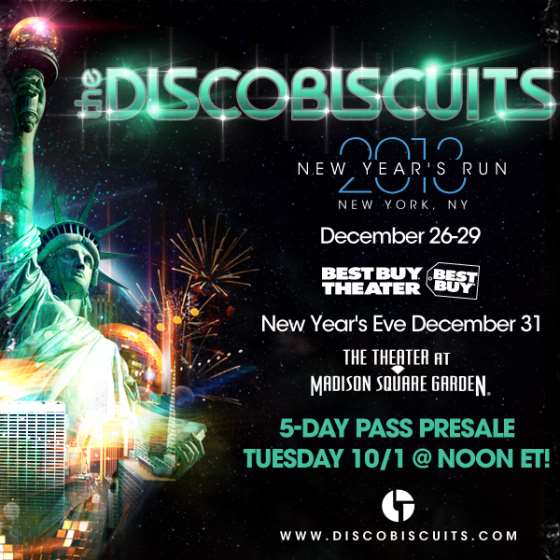 Disco Biscuits Announce New York City New Year's Run