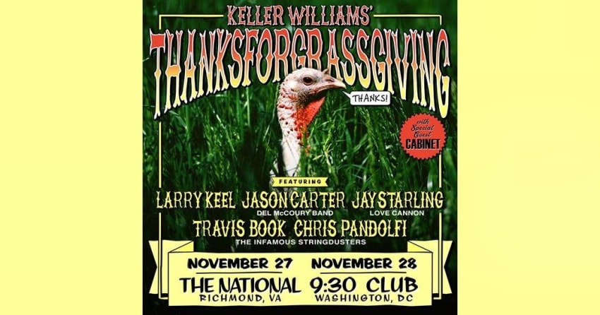 Keller Williams Announces All-Star Thanksforgrassgiving