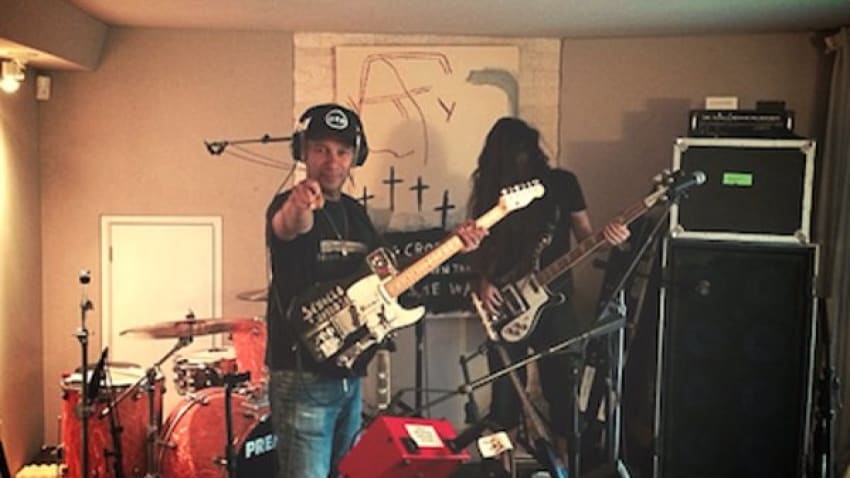Rage Against The Machine Guitarist Recording With Bassnectar