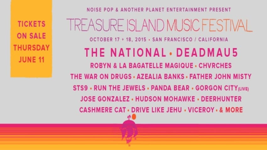 Treasure Island 2015 | Deadmau5, The National, STS9