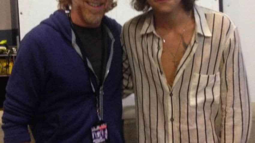 When Harry Met Trey | Anastasio Visits With Styles Of One Direction