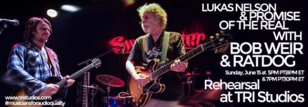 TRI Studios To Webcast Weir & Ratdog With POTR Rehearsal