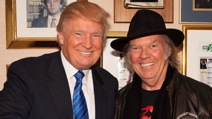 Donald Trump Calls Neil Young A Hypocrite