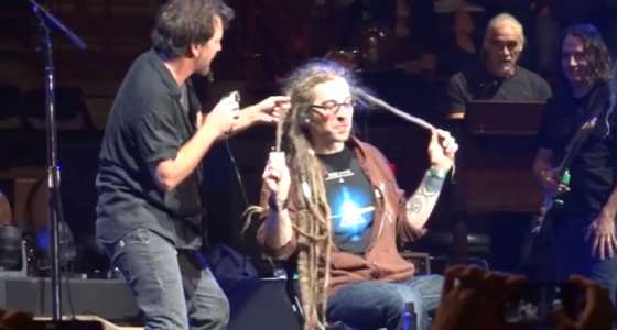 Pearl Jam Fan Trades Dreadlocks For Request In Spokane