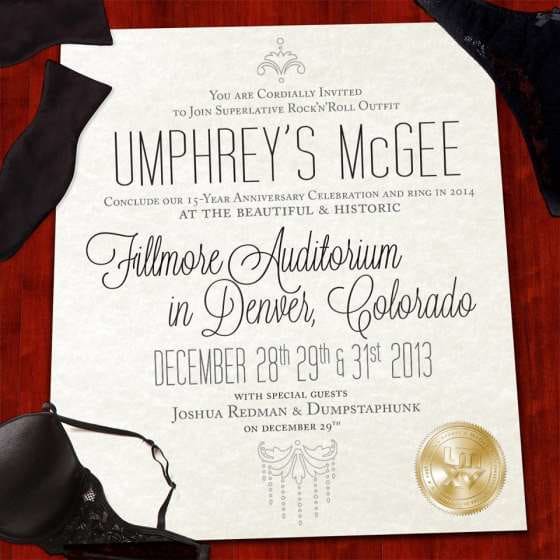 Umphrey's McGee To Welcome Dumpstaphunk And Joshua Redman On December 29