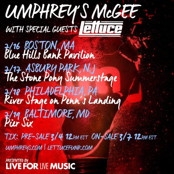 Tour Dates | Umphreys McGee & Lettuce Summer Run