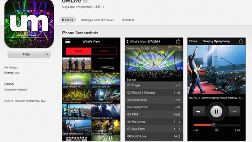 Umphrey's McGee Launches UMLive App For iOS