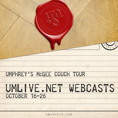 Couch Tour Alert | Umphrey's McGee Fall Tour Webcasts