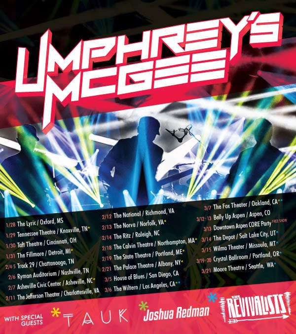 Tour Dates | Umphreys McGee Adds 26 Winter Dates