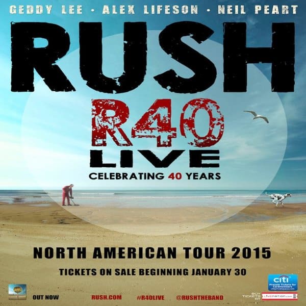 Tour Dates Rush R40 North American Tour