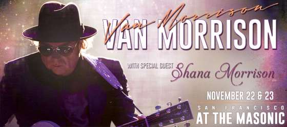 Tour Dates | Van Morrison In San Francisco And NYC