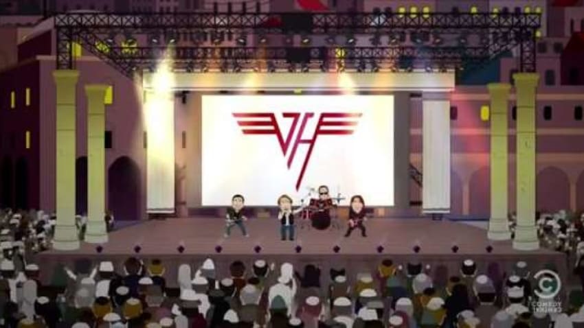 Van Halen Helps South Park Celebrate World Peace
