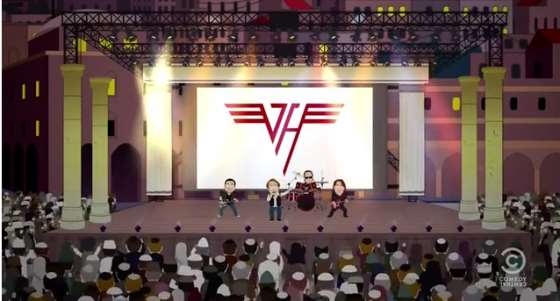 Van Halen Helps South Park Celebrate World Peace
