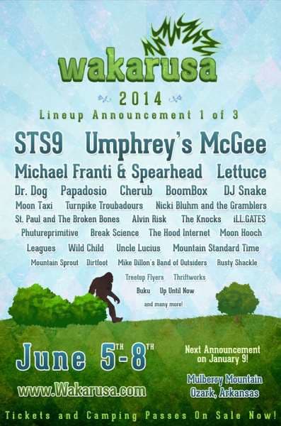 Wakarusa Announces First Round Of 2014 Artists