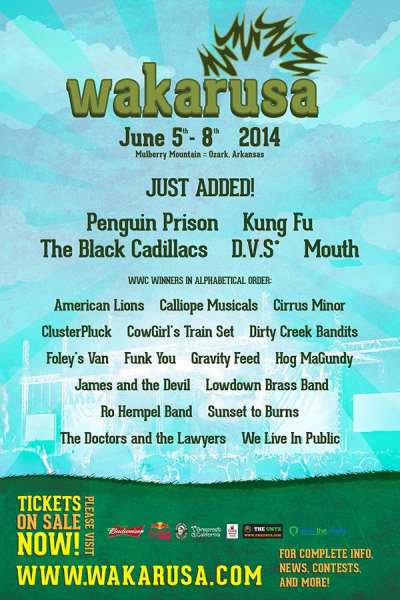 Lineup Additions | Wakarusa and Purple Hatter's Ball