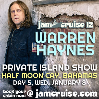 Jam Cruise Announces Island Show Featuring Warren Haynes