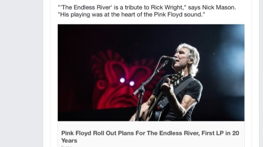 Roger Waters Shares Note On New Pink Floyd Album