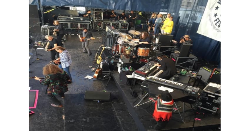 Roger Waters Performs With My Morning Jacket At Newport