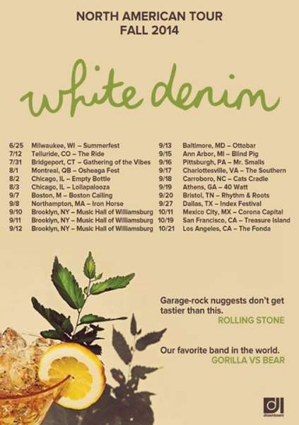 Tour Dates | White Denim Fall Tour
