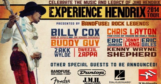 Rich Robinson and Robby Krieger Among Experience Hendrix Adds