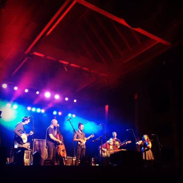 John Bell Guests With Yonder Mountain At Kinfolk Celebration