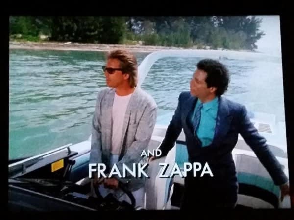 Flashback | Frank Zappa Guest Stars On Miami Vice