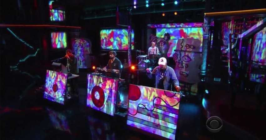 Animal Collective Colbert Screengrab Crop