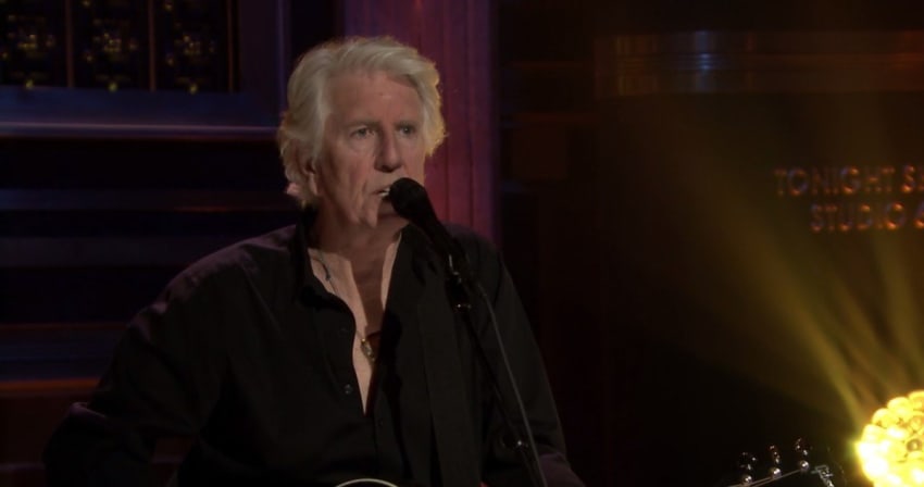 Graham Nash Tonight Show Screengrab