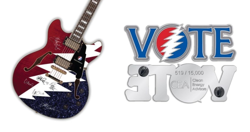 Dead&Co Participation Row Guitar Pin Glory
