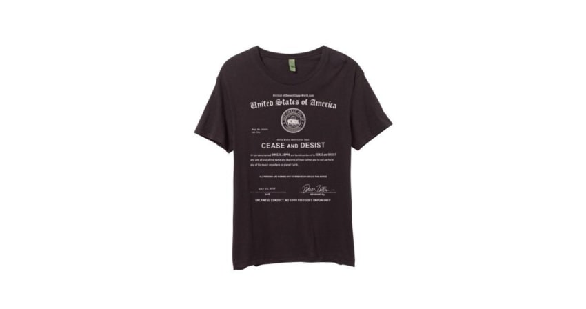 Dweezil Cease & Desist T-Shirt Crop
