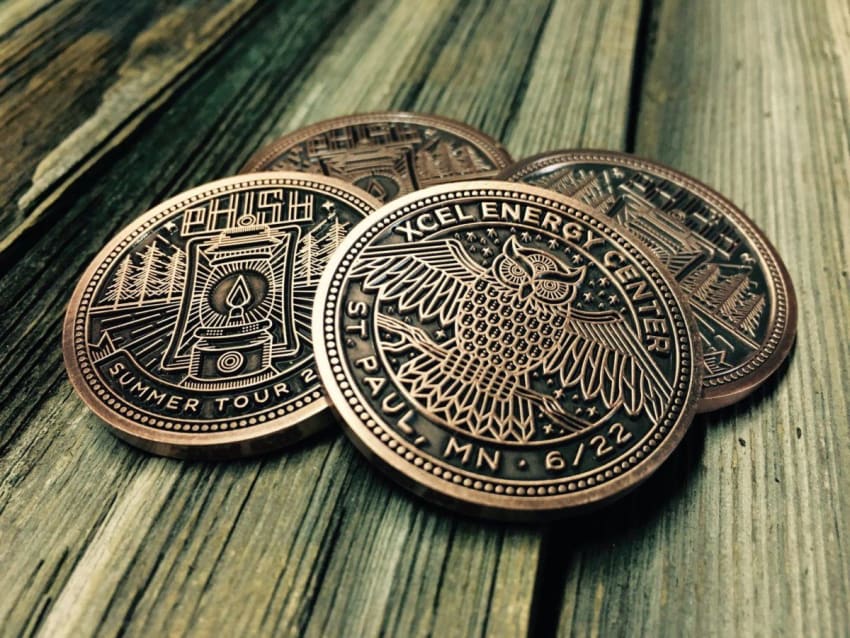Phish St Paul Coins 2016