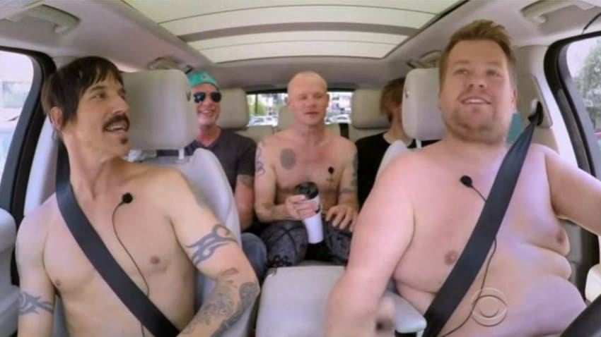 Red Hot Chili Peppers Ride With James Corden For 'Carpool Karaoke'