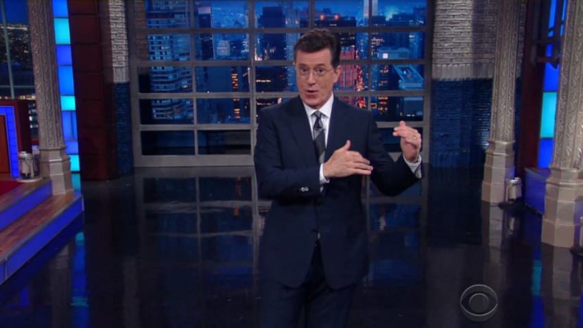 Stephen Colbert Takes Aim At Ticketmaster List Of 'Free' Shows