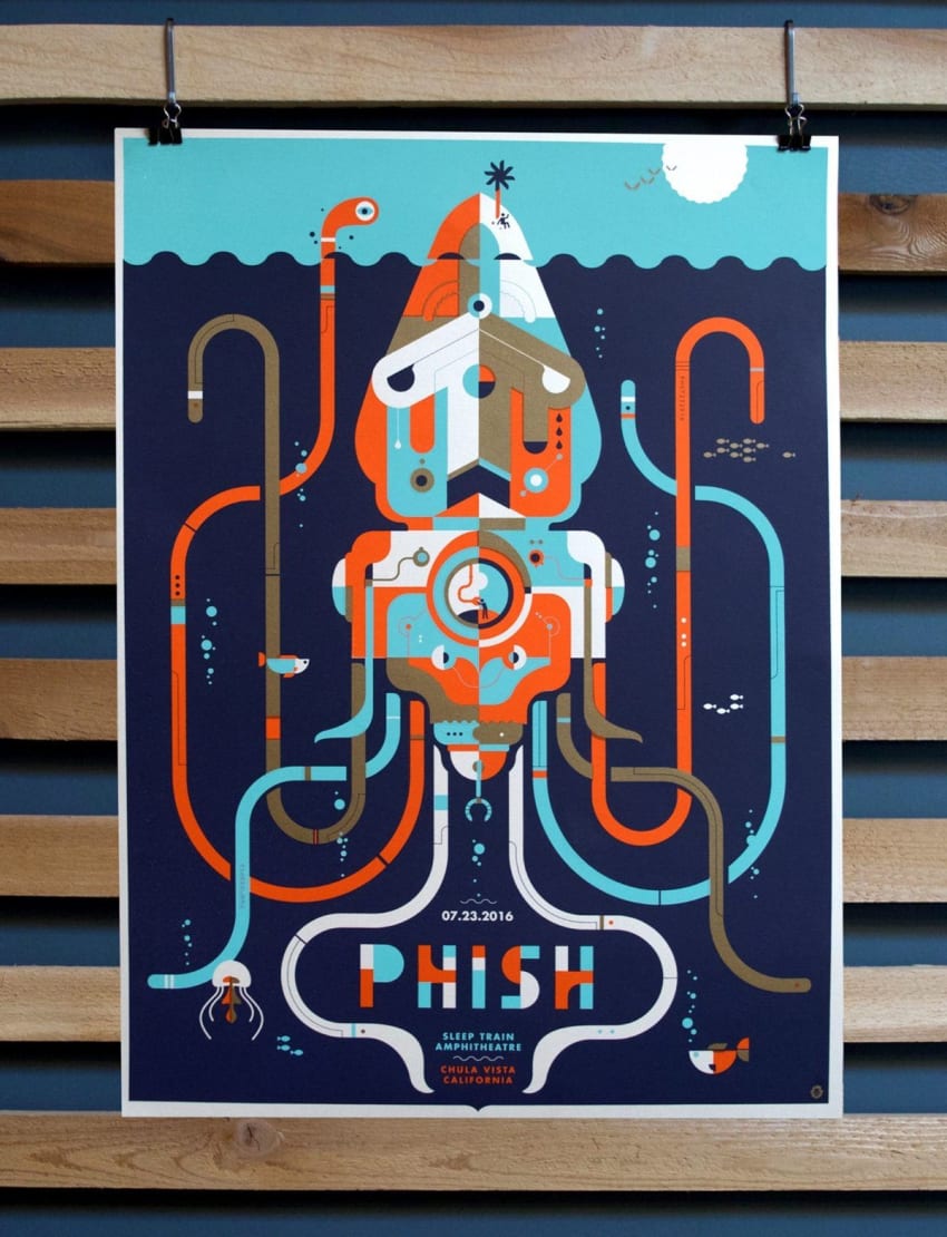 Chula Vista LE poster by Delicious Design League. Edition of 800. 18x24