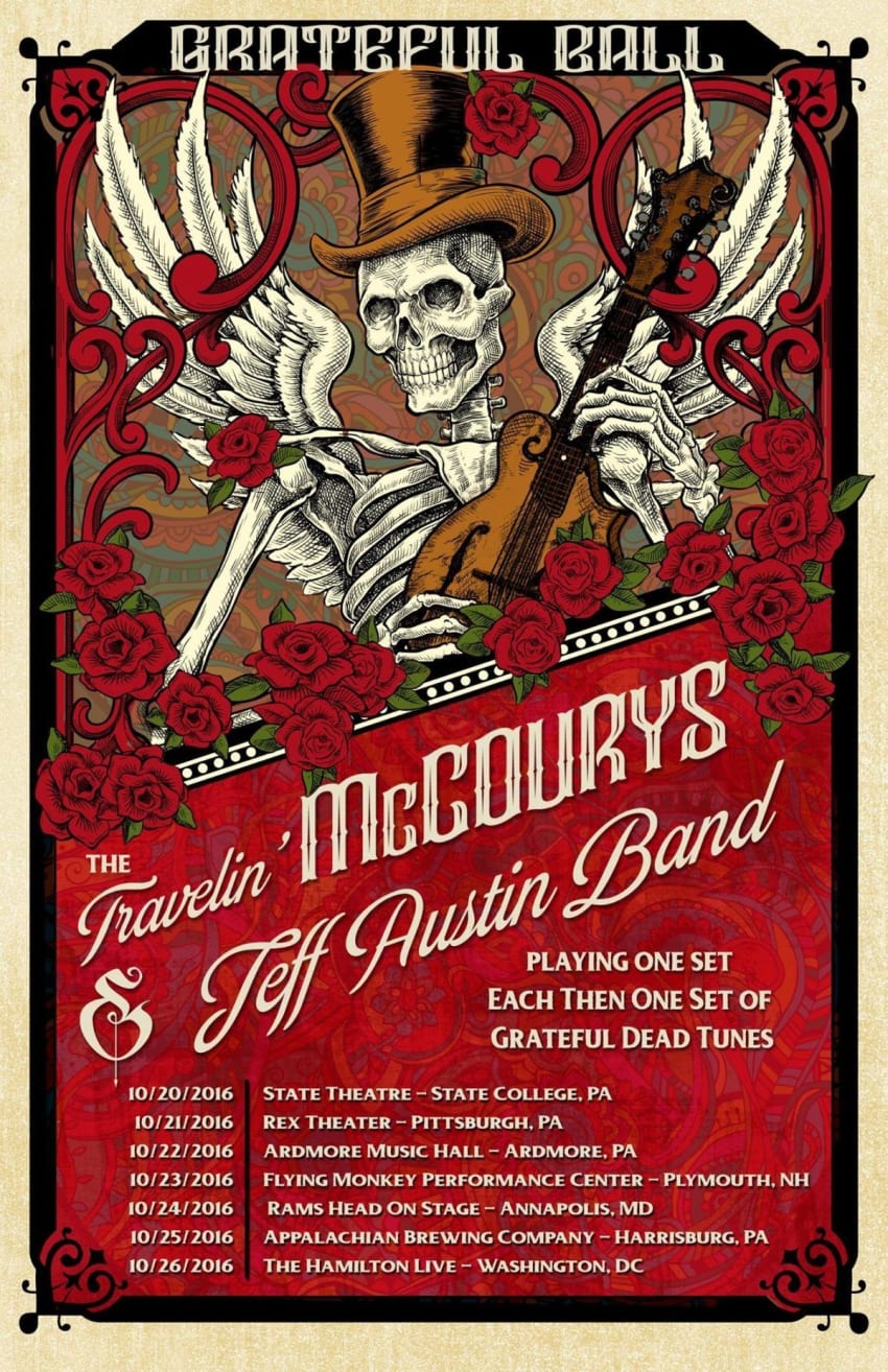 Grateful Ball Tour Poster