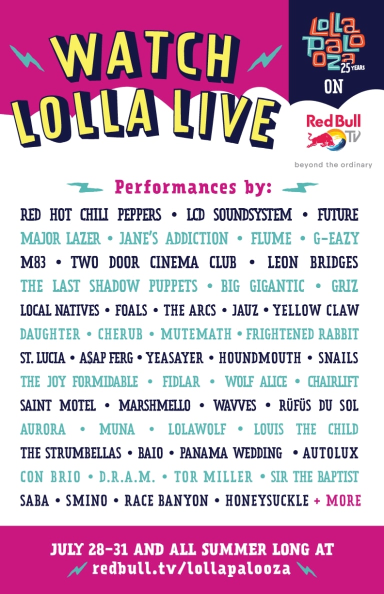 Lolla Live Poster