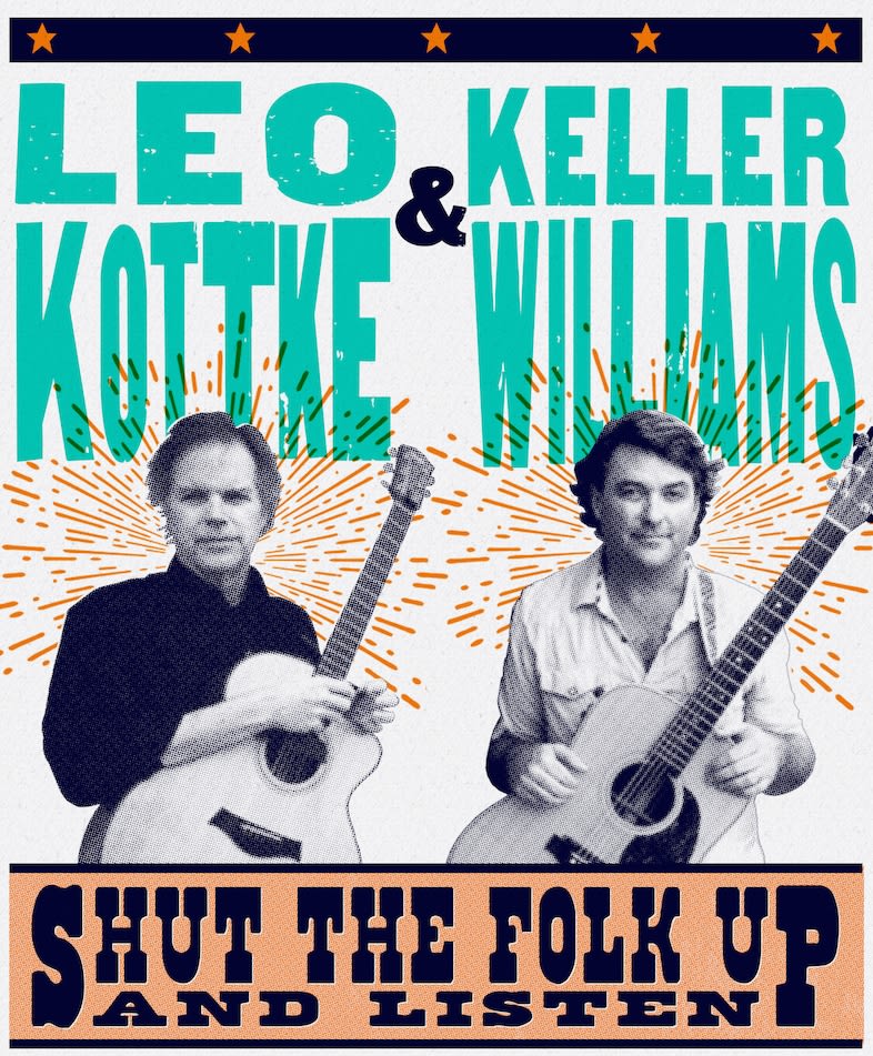 Leo Keller Shut The Folk Up Poster